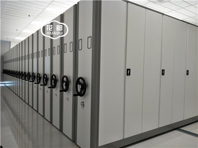 鄭州港區(qū)第二水廠定制雙色密集架項目